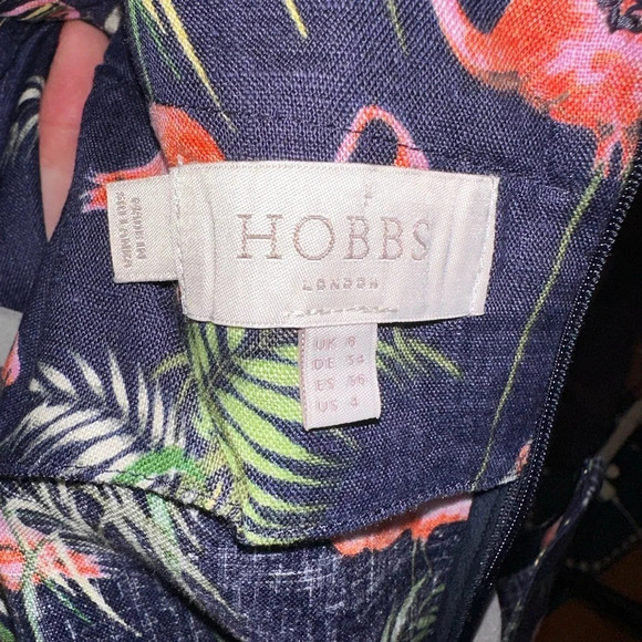 Hobbs London Flamingo Sleeveless Dress Size 4 - Picture 4 of 5